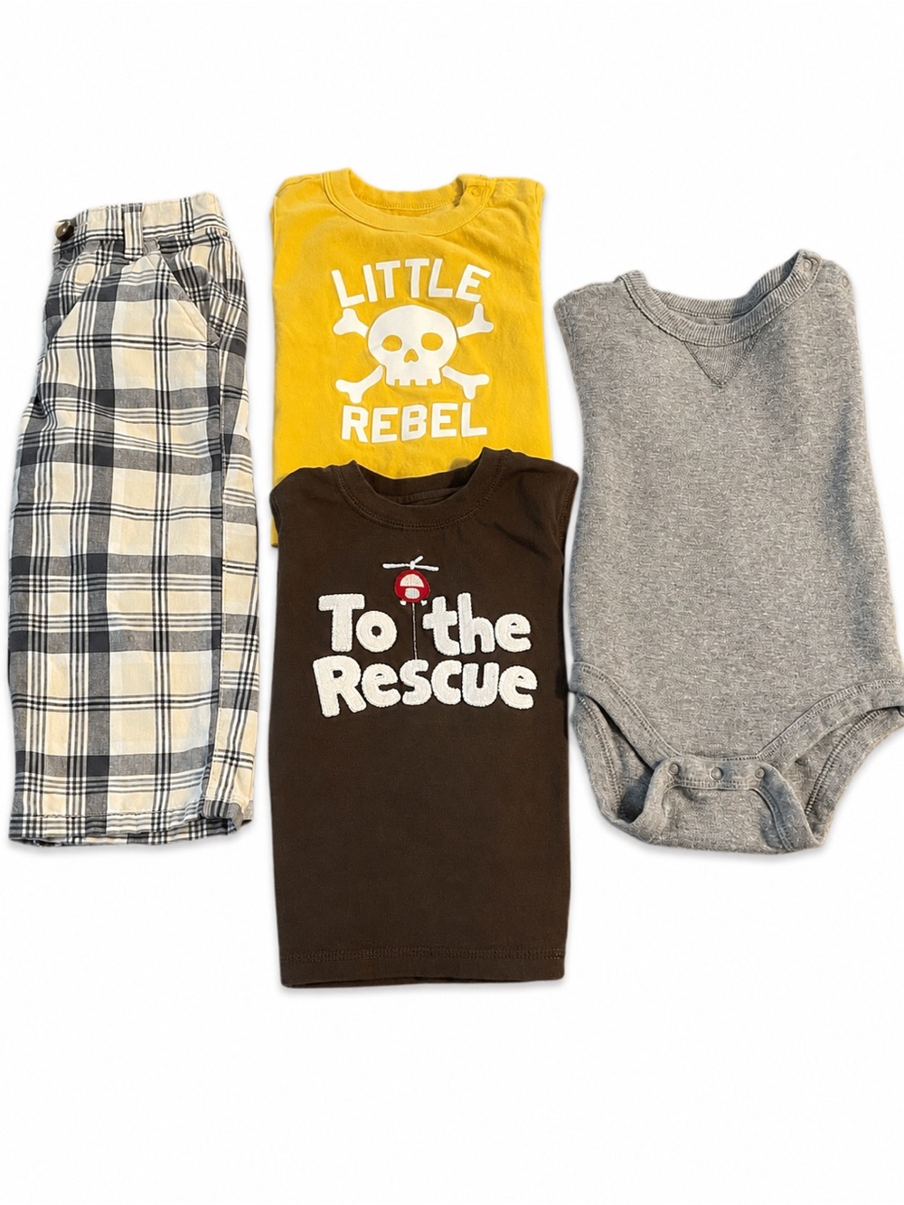 Gymboree, Baby GAP & Old Navy Lot, one pair pants and three shirts- 0506